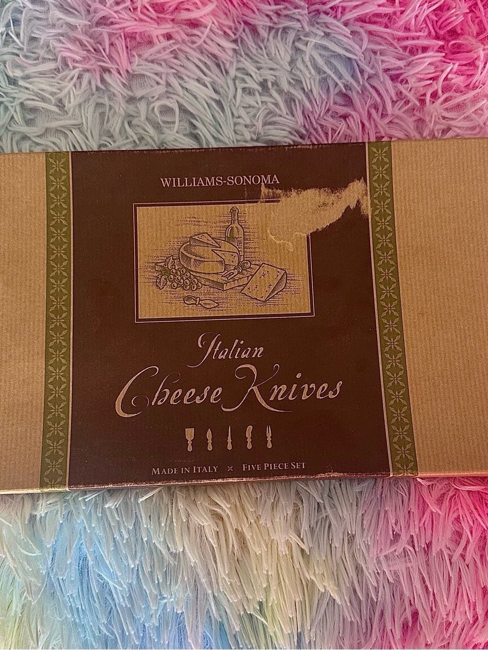Williams-Sonoma Italian Cheese Knife Set Box